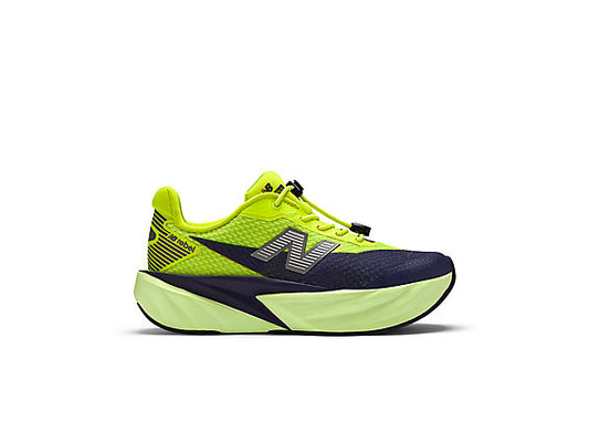 New Balance FuelCell Rebel Bungee Lace - Green Black, Alkaline Green with Boysenberry (PFCX7Z6)