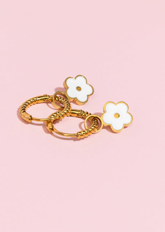 Flower Charm - White Flower