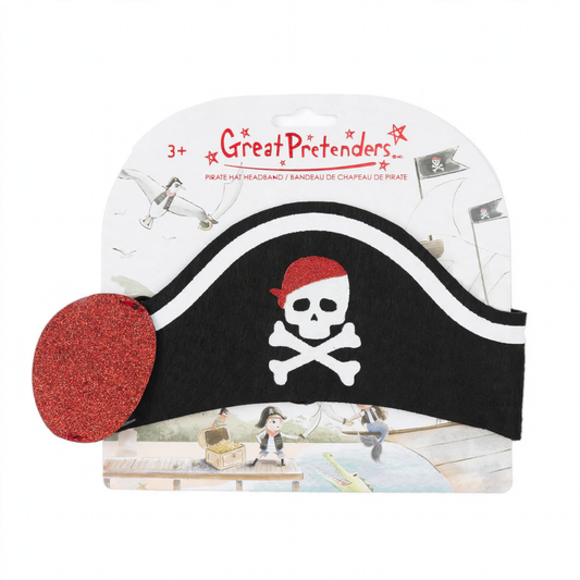 Pirate Hat Headband and Eyepatch