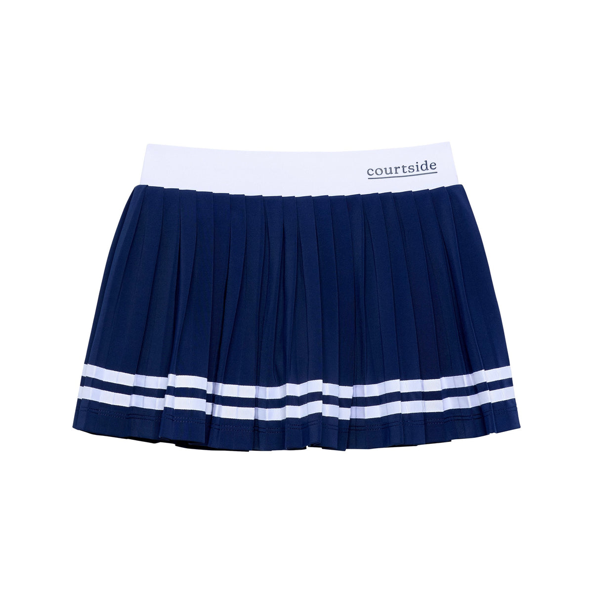Pleated Skort - Navy