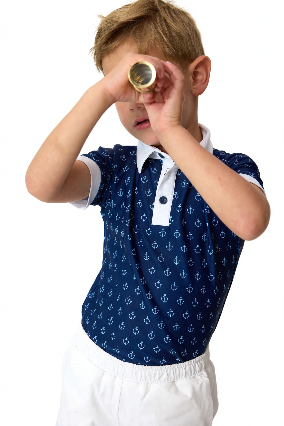 Polo Shirt Nautical - Anchor Print (3)