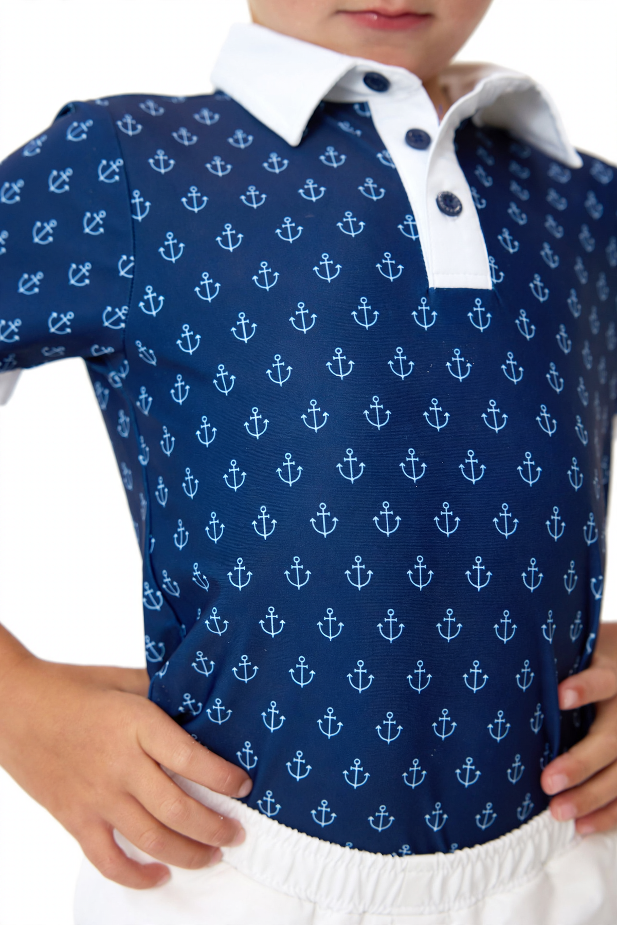 Polo Shirt Nautical - Anchor Print (4)