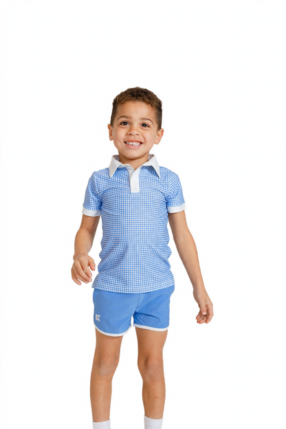 Retro Super Short - Sky Blue w/White Piping (4)