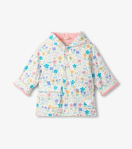 little garden chicks snap rain coat
