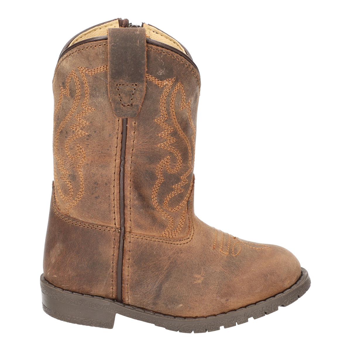 Smoky Mountain Hopalong Brown Oil Distress 3234T side view