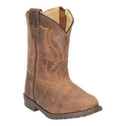 Smoky Mountain Hopalong Brown Oil Distress 3234T front three-quarter view