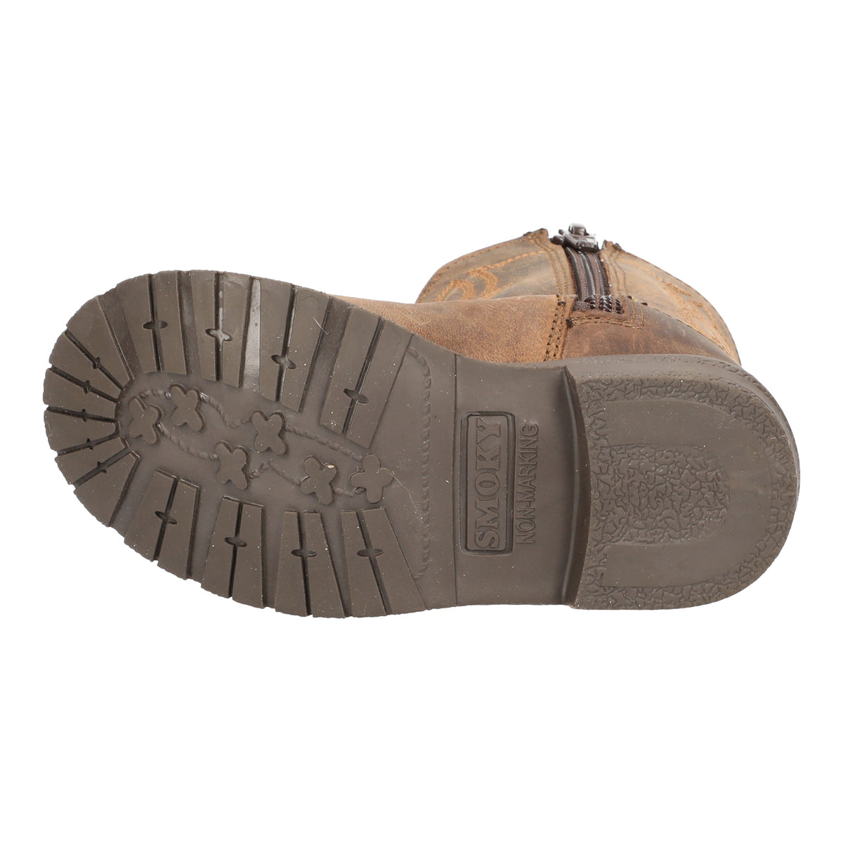 Smoky Mountain Hopalong Brown Oil Distress 3234T outsole view