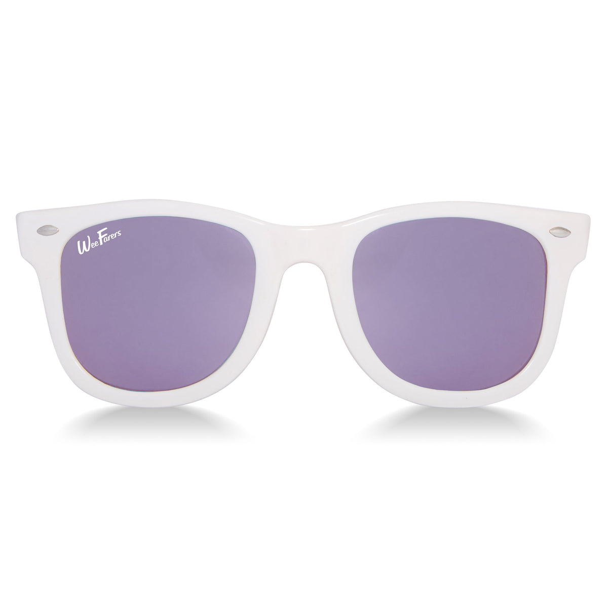 WeeFarers polarized sunglasses in White/Purple