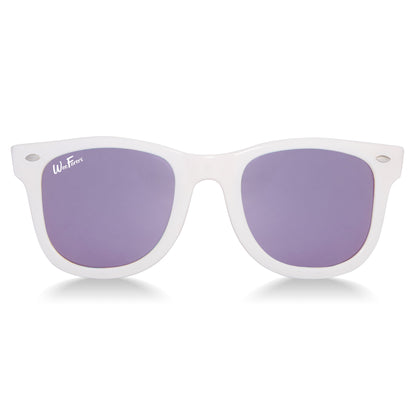 WeeFarers polarized sunglasses in White/Purple