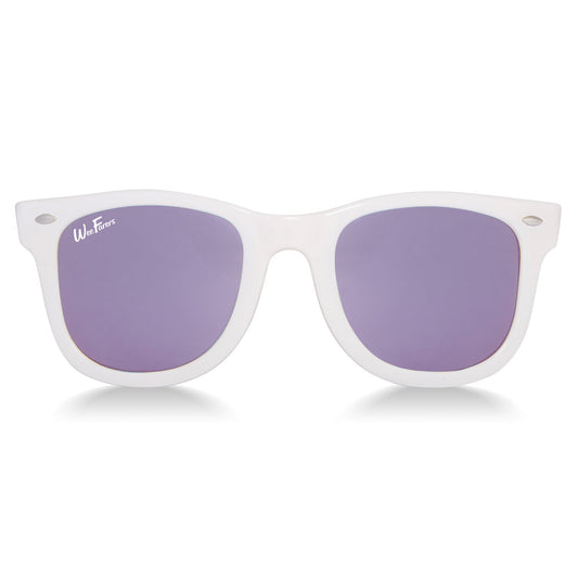 WeeFarers polarized sunglasses in White/Purple