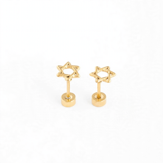 Star of David Studs