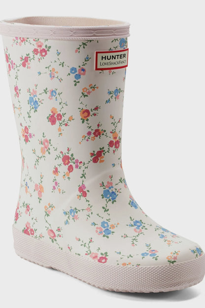 Hunter x LoveShackFancy Kids' First Classic Rain Boot - Ivory