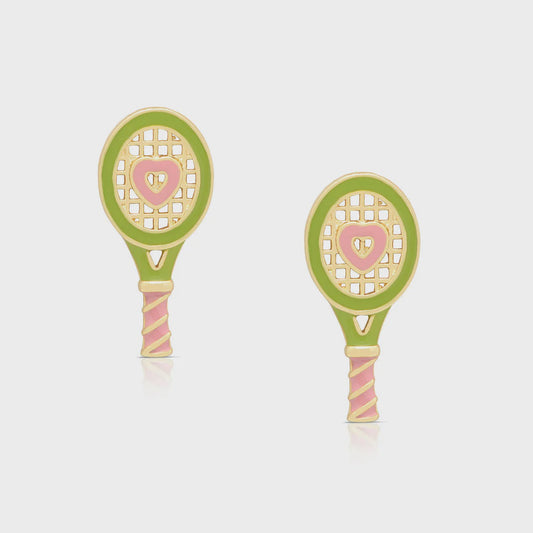 Tennis Racket Stuf Earrings