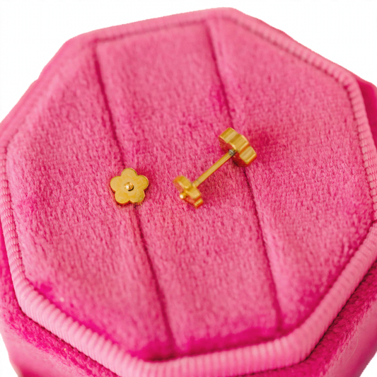 Tiny Classic Flower Studs
