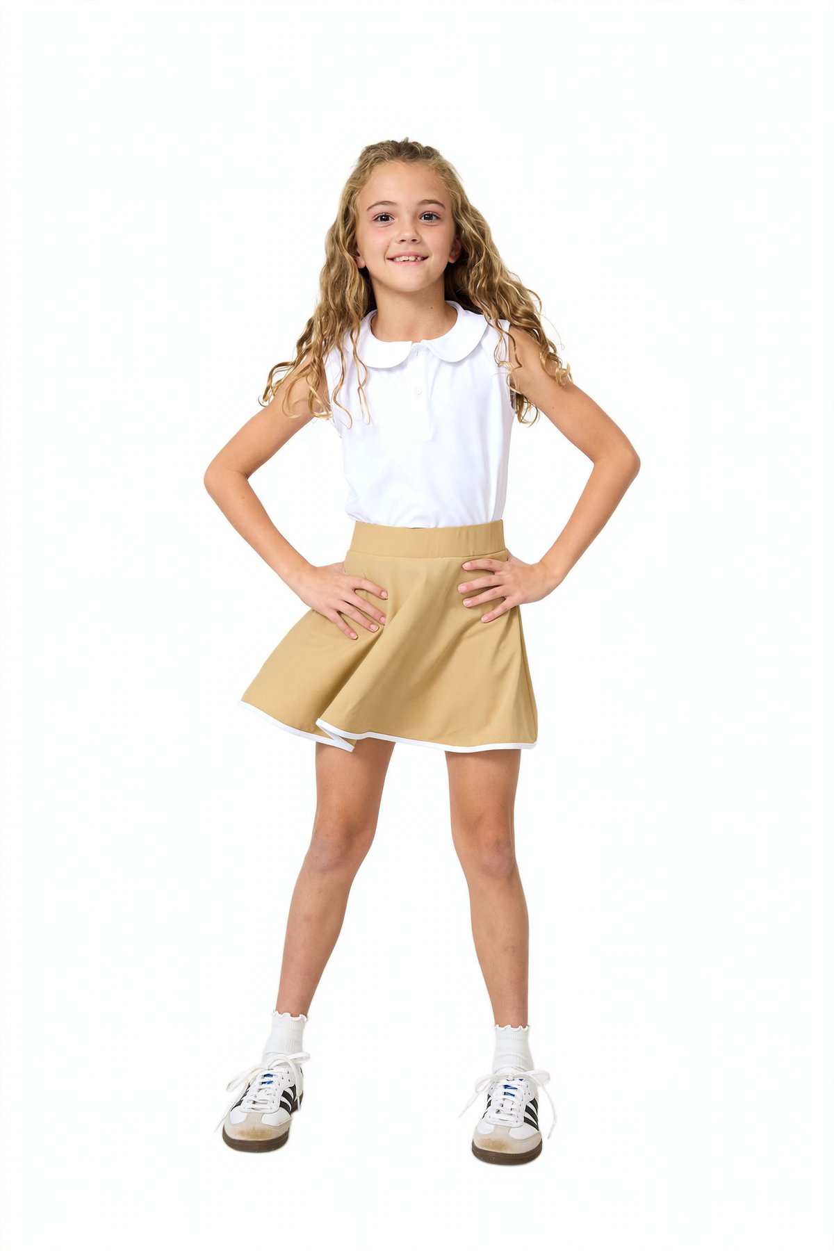 Twirly Skort - Khaki (2)
