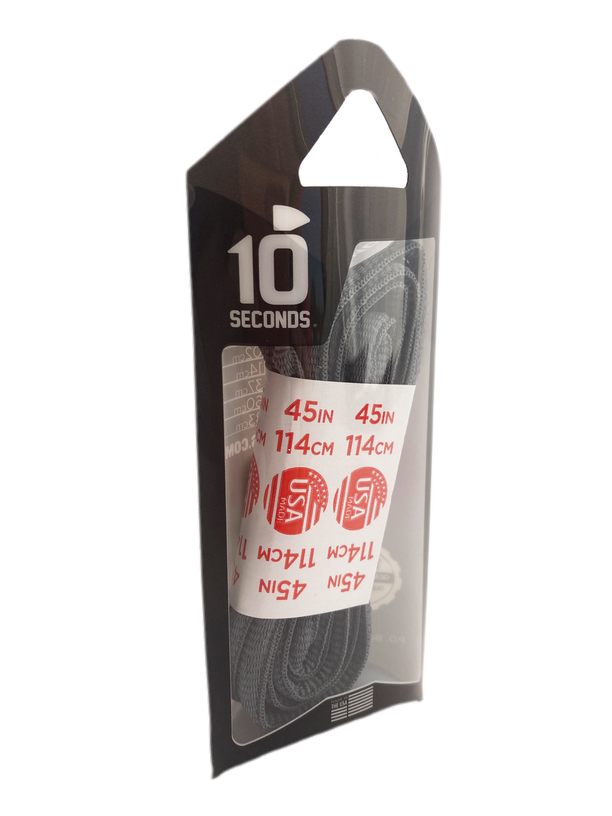 10 Seconds 45 inch Oval Shoe Laces - S.Grey