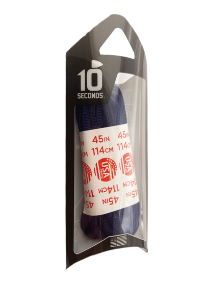 10 Seconds 45 inch Oval Shoe Laces - Navy