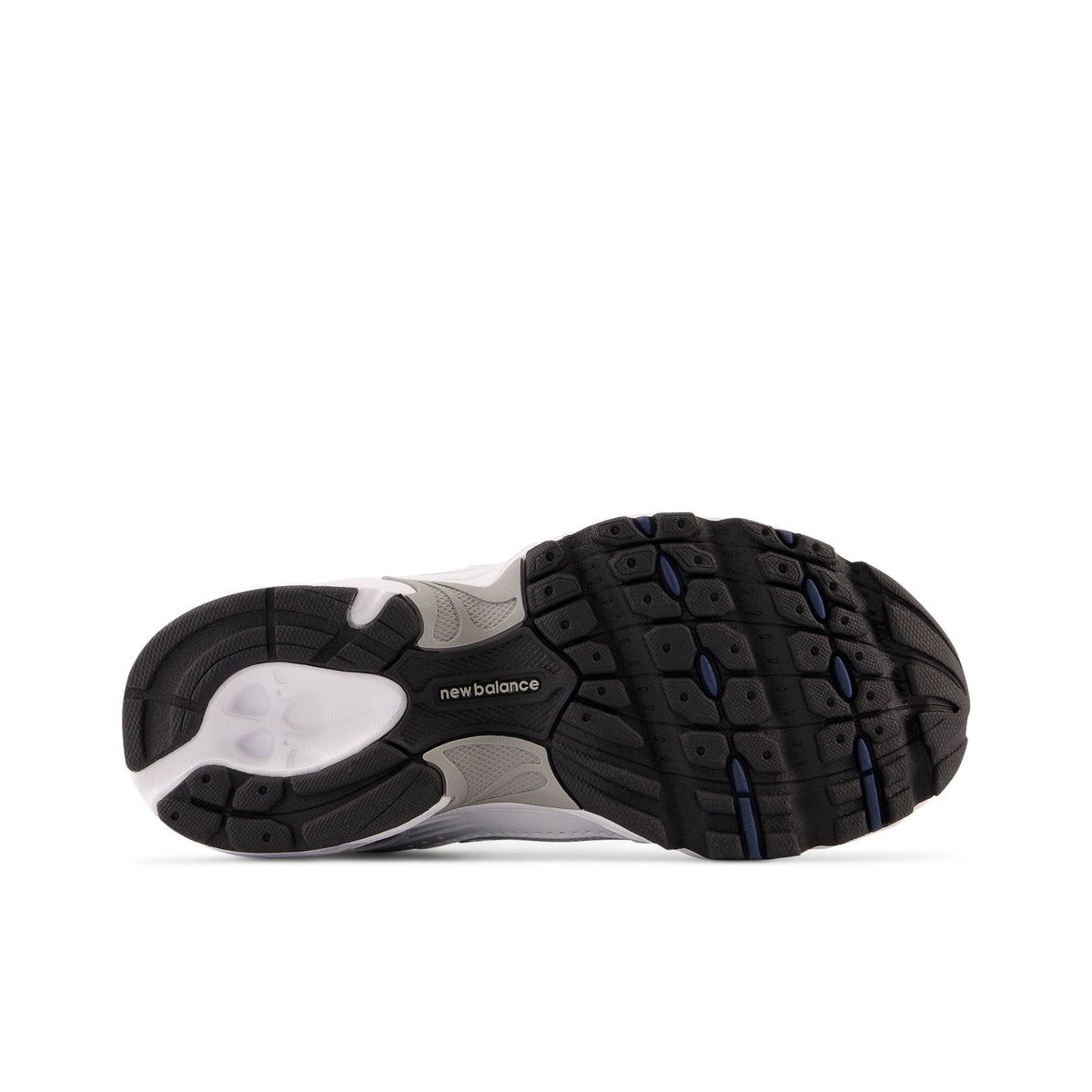 New Balance 530 Bungee Little Kids PZ530SB1 White with Natural Indigo and Silver Metallic - outsole view