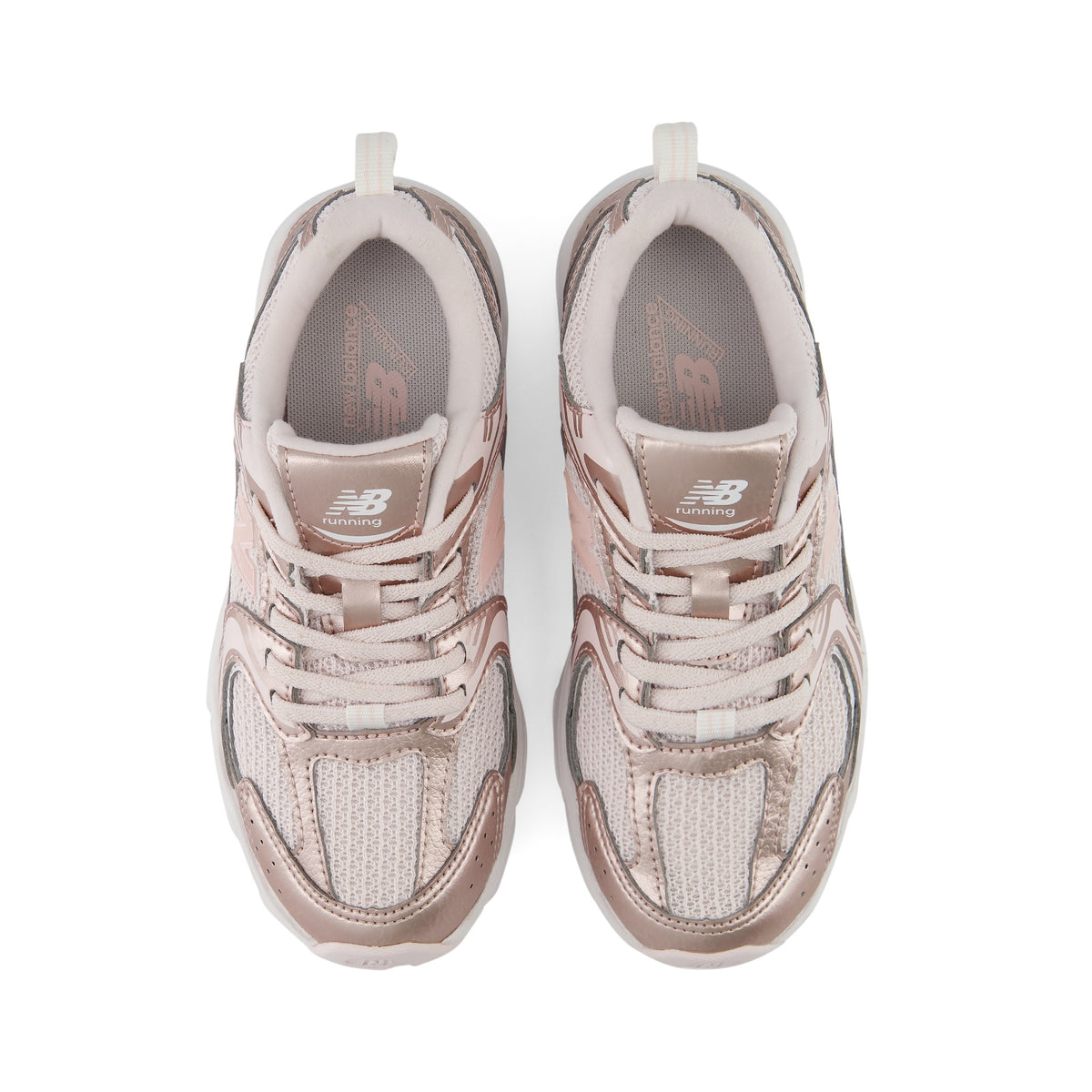 New Balance 530 Bungee Little Kids P5302ZV Shell Pink - top view