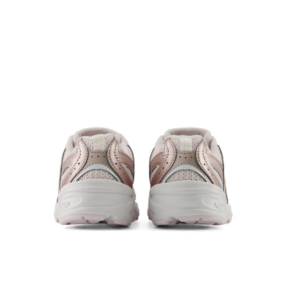 New Balance 530 Bungee Little Kids P5302ZV Shell Pink - rear view