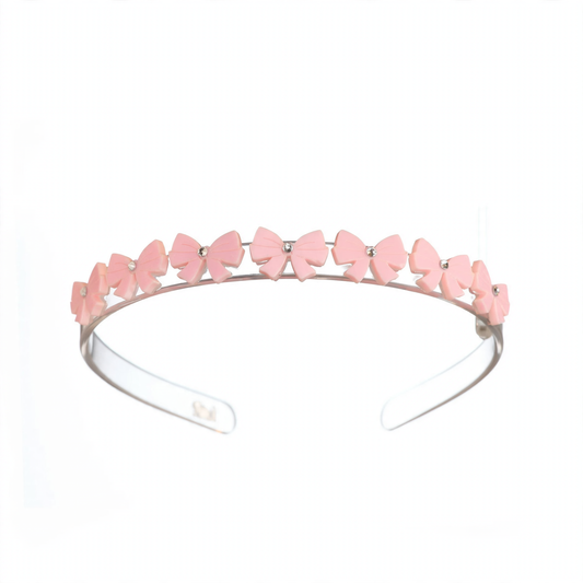 Mini Bows Light Pink Headband