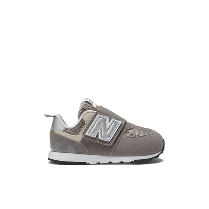 574 new-b Hook & Loop - Grey White-GR