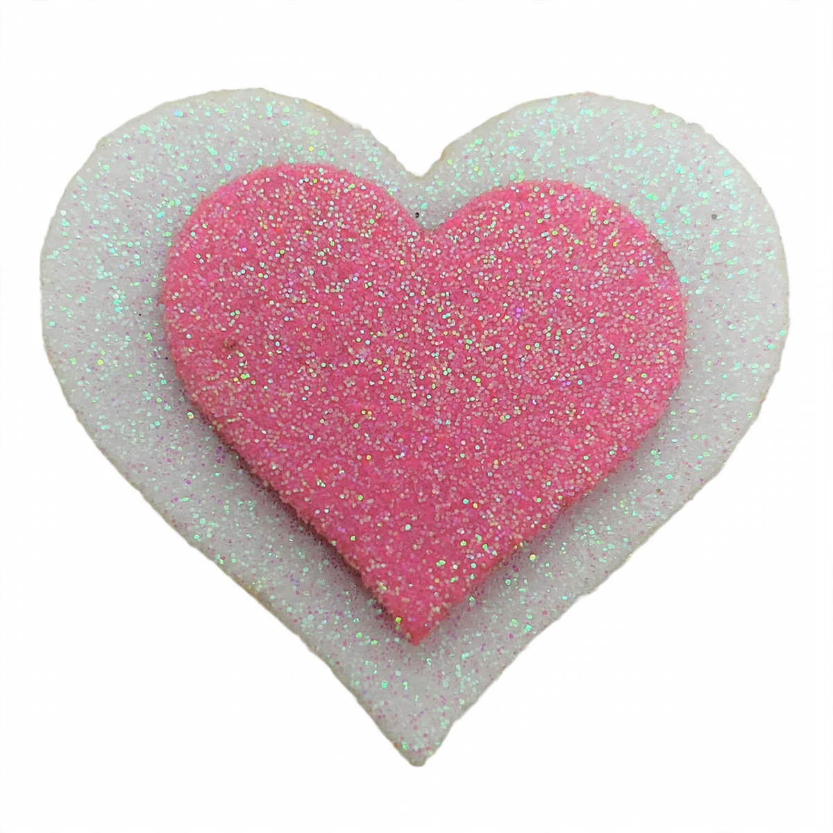 Glitter Heart Clip