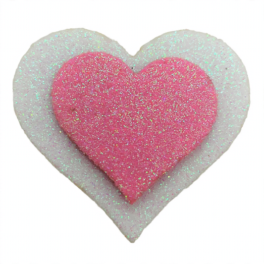 Glitter Heart Clip