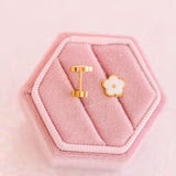 White Flower Studs